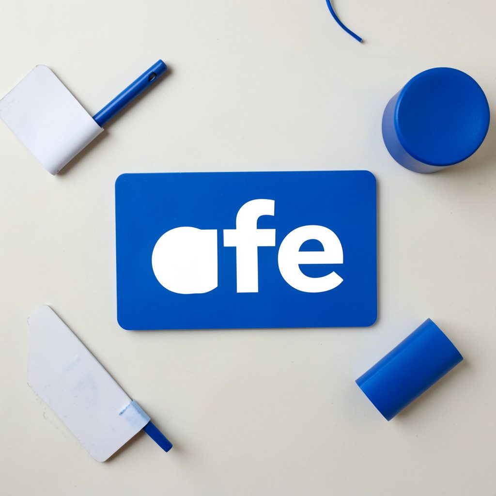 Small flat social icon in blue tones representing the Facebook page.