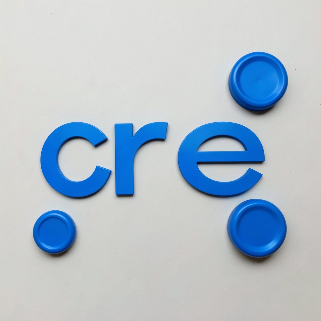 Deep blue gradient banner with the white GRE acronym centered, surrounded by soft light flares, conveying a focused test-prep mood.